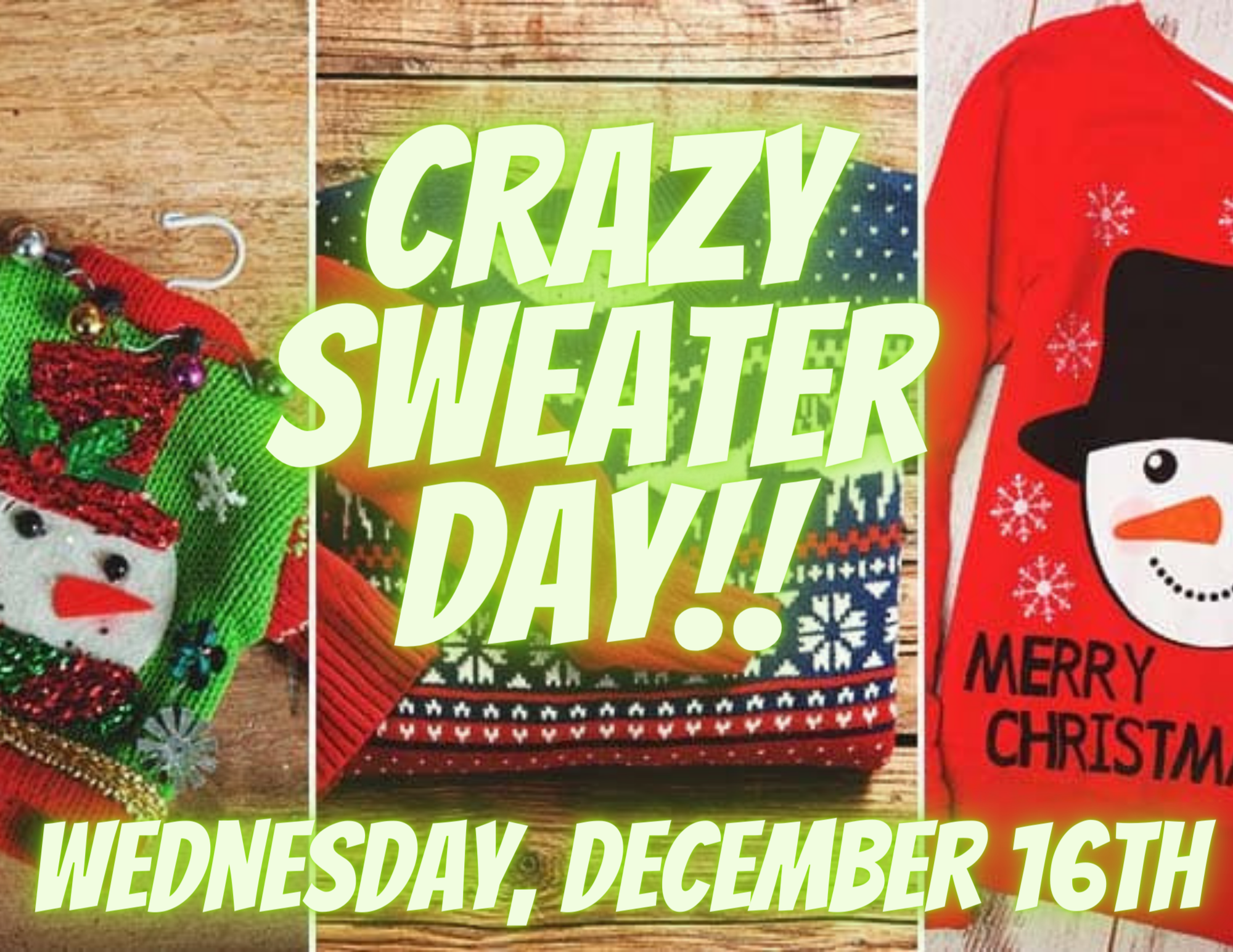 Crazy Sweater Day